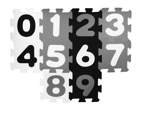 Bieco - Puzzlematte Nordic Zahlen 10-teilig