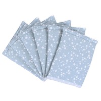 Tobi babybay Nestchen Ultrafresh Piqué passend für Modell Original, azurblau Sterne weiß
