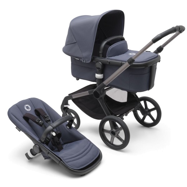 Bugaboo Fox 5 complete GRAPHITE/STORMY BLUE-STORMY BLUE