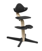 Stokke® Nomi® Chair Natur (Eichenfurnier/Buchenkern) Farbe Black