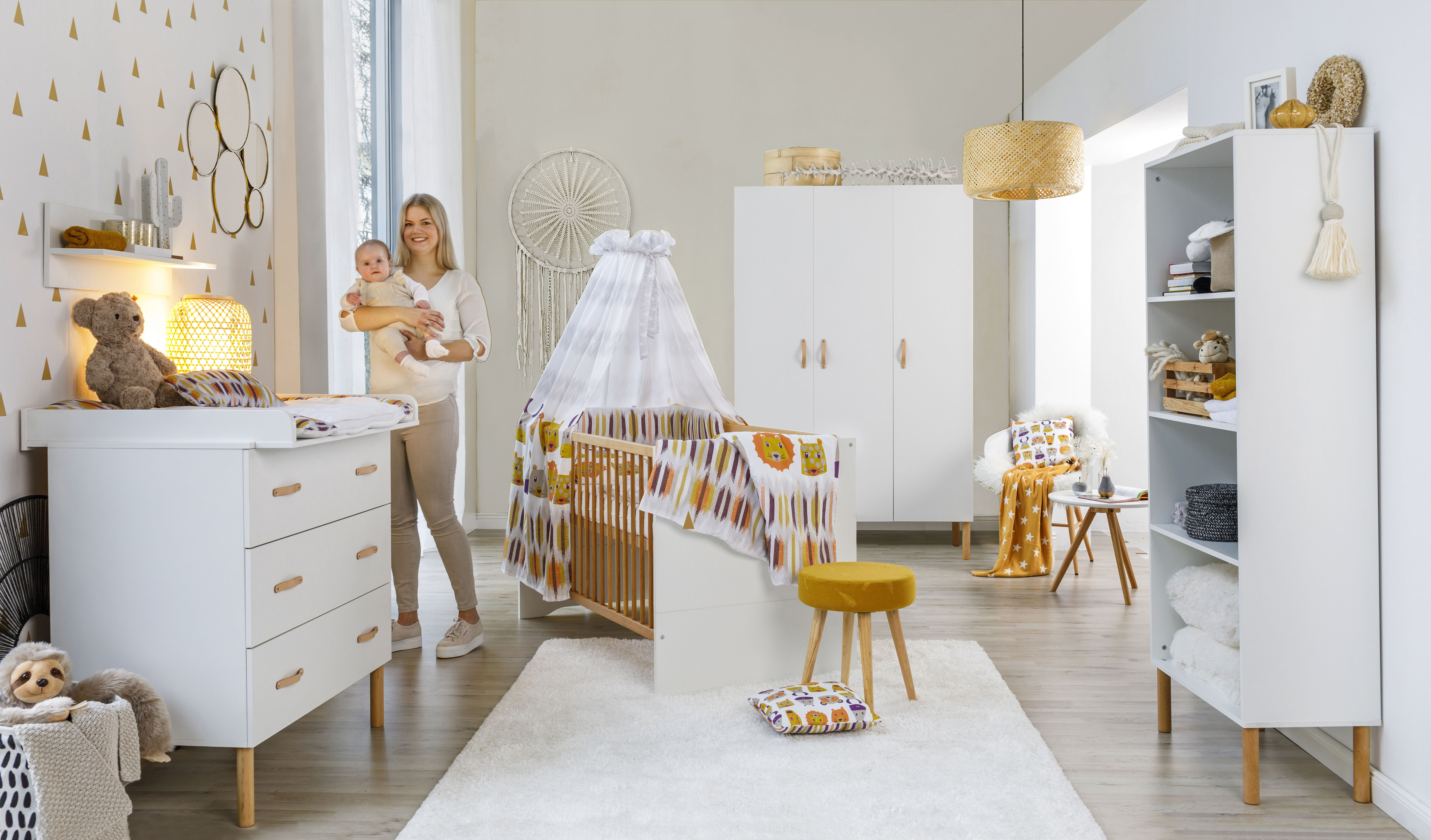 Schardt Kinderzimmer Melody White 3-türig inkl. Umbauseiten | Baby !  Fachmarkt für Babyausstattung GmbH